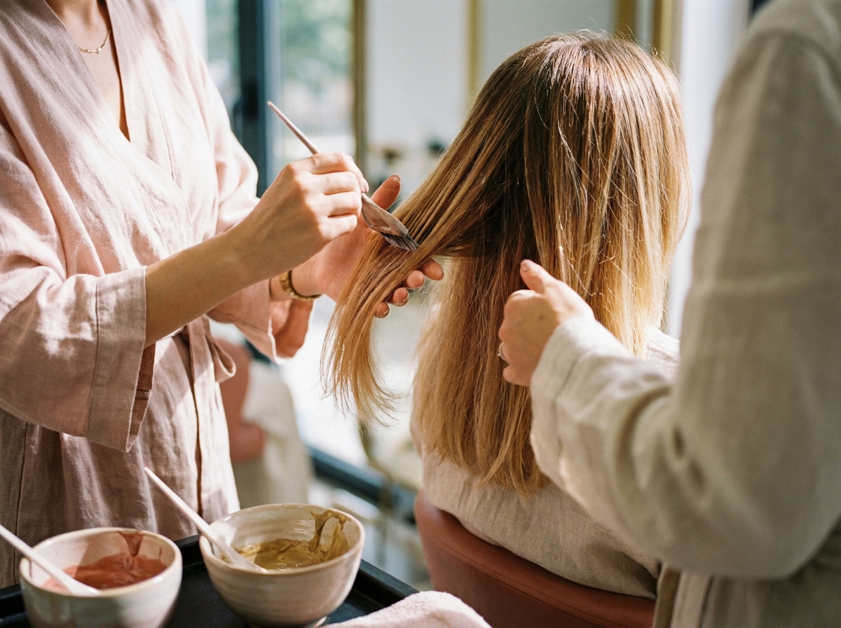 Echipa Ahmid Arabic Barber în timpul unei tunsori, salon modern în Craiova